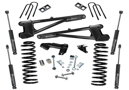 4 Inch Lift Kit 2008-2010 Ford F-250 and F-350 Super Duty 4WD Diesel Engine with Replacement Radius Arms and Shocks Superlift-5