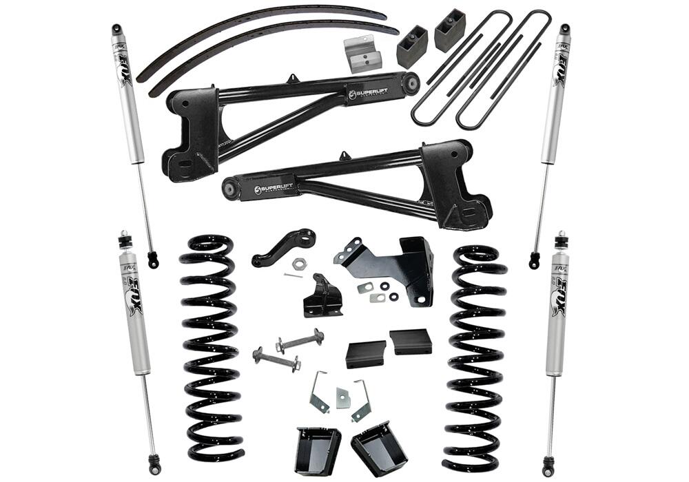 8 Inch Lift Kit 2011-2016 Ford F-250 and F-350 Super Duty 4WD with Replacement Radius Arms Superlift-2