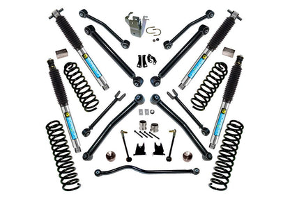4 Inch Lift Kit 2007-2018 Jeep Wrangler JK Unlimited with Reflex Control Arms and Shocks Superlift-5