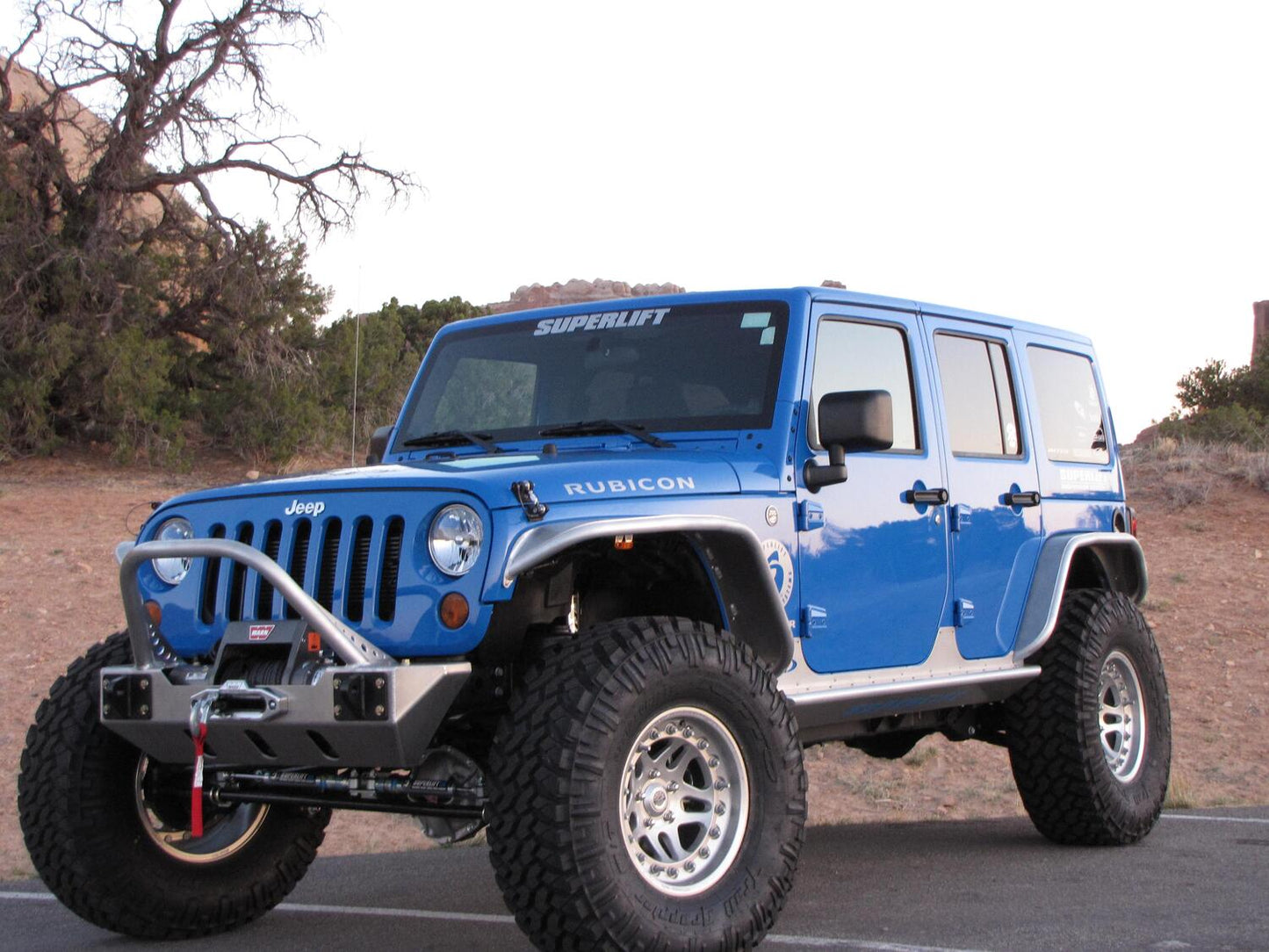 4 Inch Lift Kit 2007-2017 Jeep Wrangler JK Unlimited with Reflex Control Arms and Shocks Superlift-4
