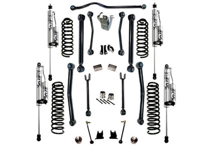 4 Inch Lift Kit 2007-2017 Jeep Wrangler JK Unlimited with Reflex Control Arms and Shocks Superlift-5