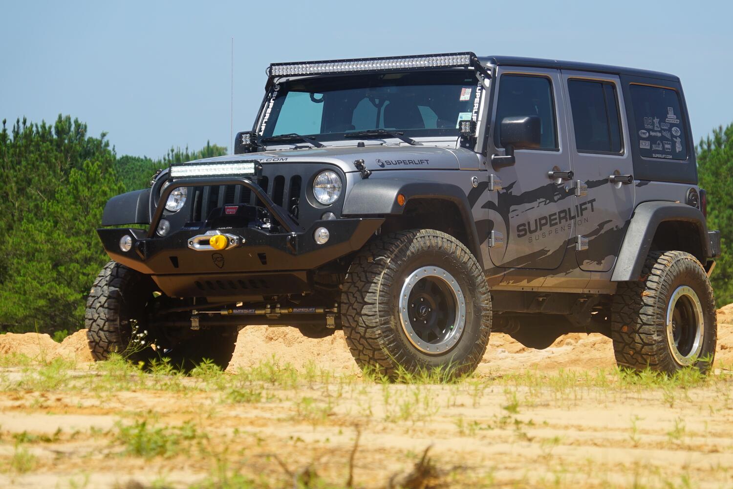 4 Inch Lift Kit 2007-2017 Jeep Wrangler JK Unlimited with Reflex Control Arms and Shocks Superlift-10