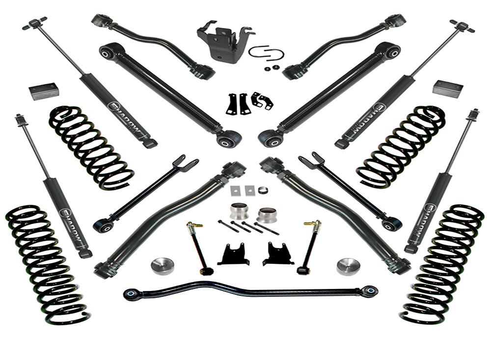 4 Inch Lift Kit 2007-2018 Jeep Wrangler JK Unlimited with Reflex Control Arms and Shocks Superlift-11