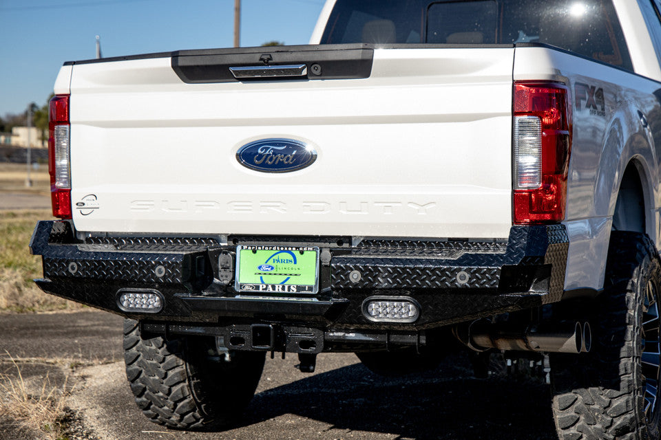 FT Rear Bumper For 2017-2022 Ford F250/350 Superduty Sensor Cutouts Bodyguard Bumpers-2