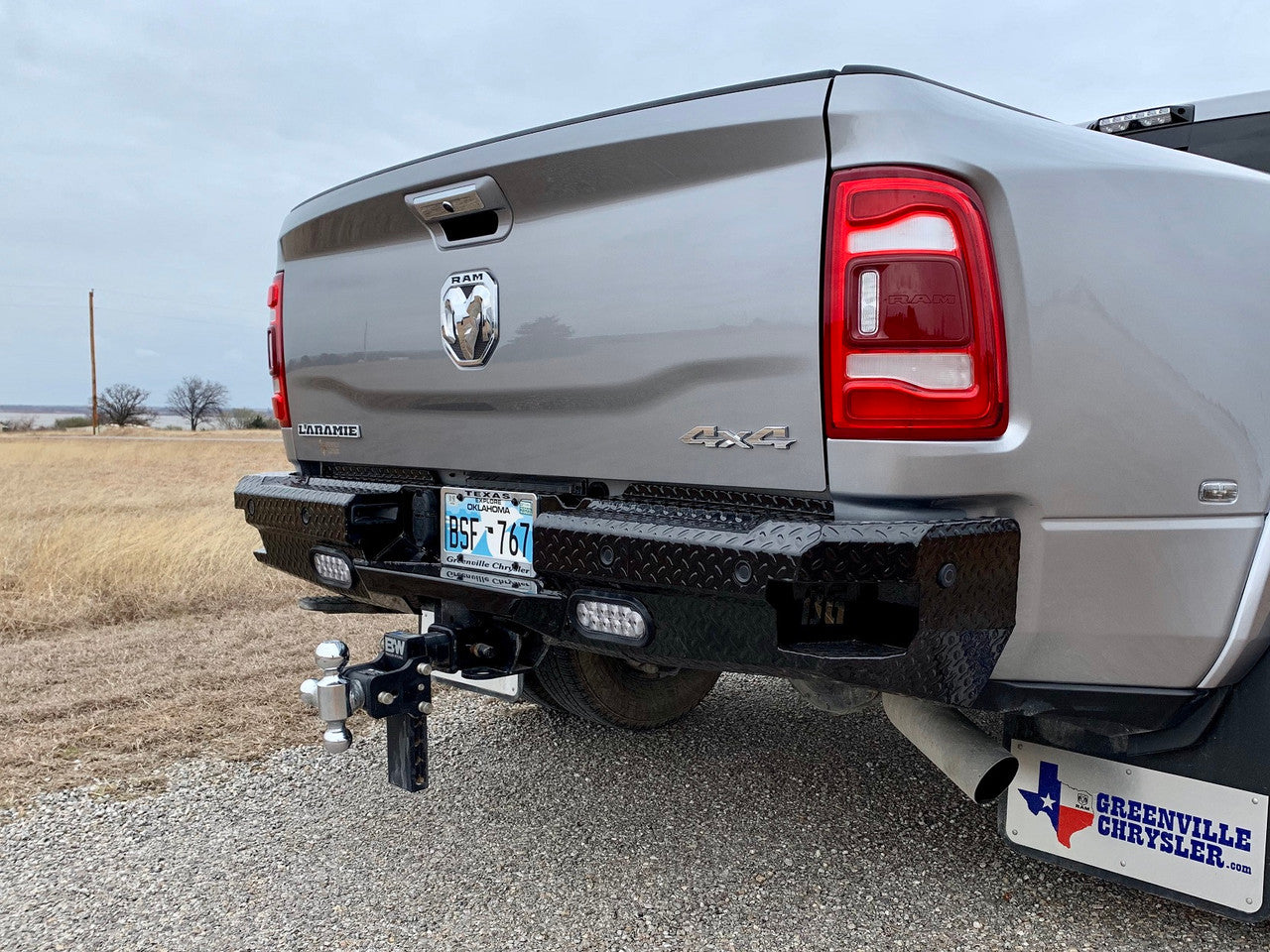 FT Rear Bumper For 2019-2026 Ram 2500/3500 HD Sensor Cutouts Bodyguard Bumpers-5