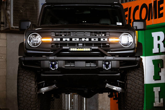 2021 2024 Ford Bronco Factory Modular Front Bumper Bull Bar DV8 Offroad