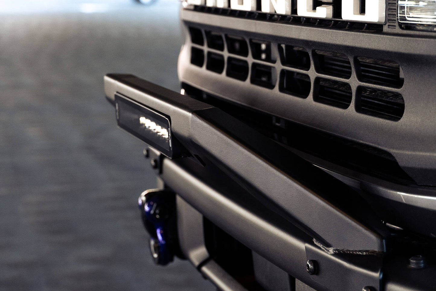 2021 2024 Ford Bronco Factory Modular Front Bumper Bull Bar DV8 Offroad-2