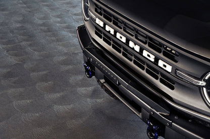2021 2024 Ford Bronco Factory Modular Front Bumper Bull Bar DV8 Offroad-15