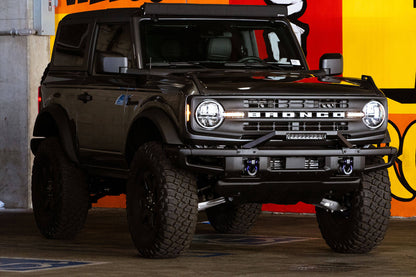 2021 2024 Ford Bronco Factory Modular Front Bumper Bull Bar DV8 Offroad-6