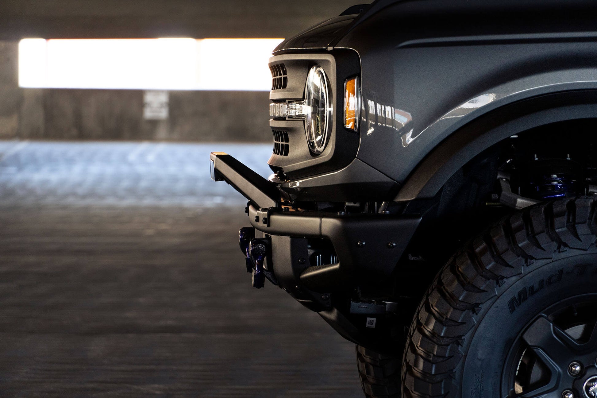 2021 2024 Ford Bronco Factory Modular Front Bumper Bull Bar DV8 Offroad-9