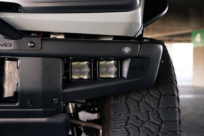 2021 2024 Ford Bronco Factory Bumper Pocket Light Mount DV8 Offroad-12