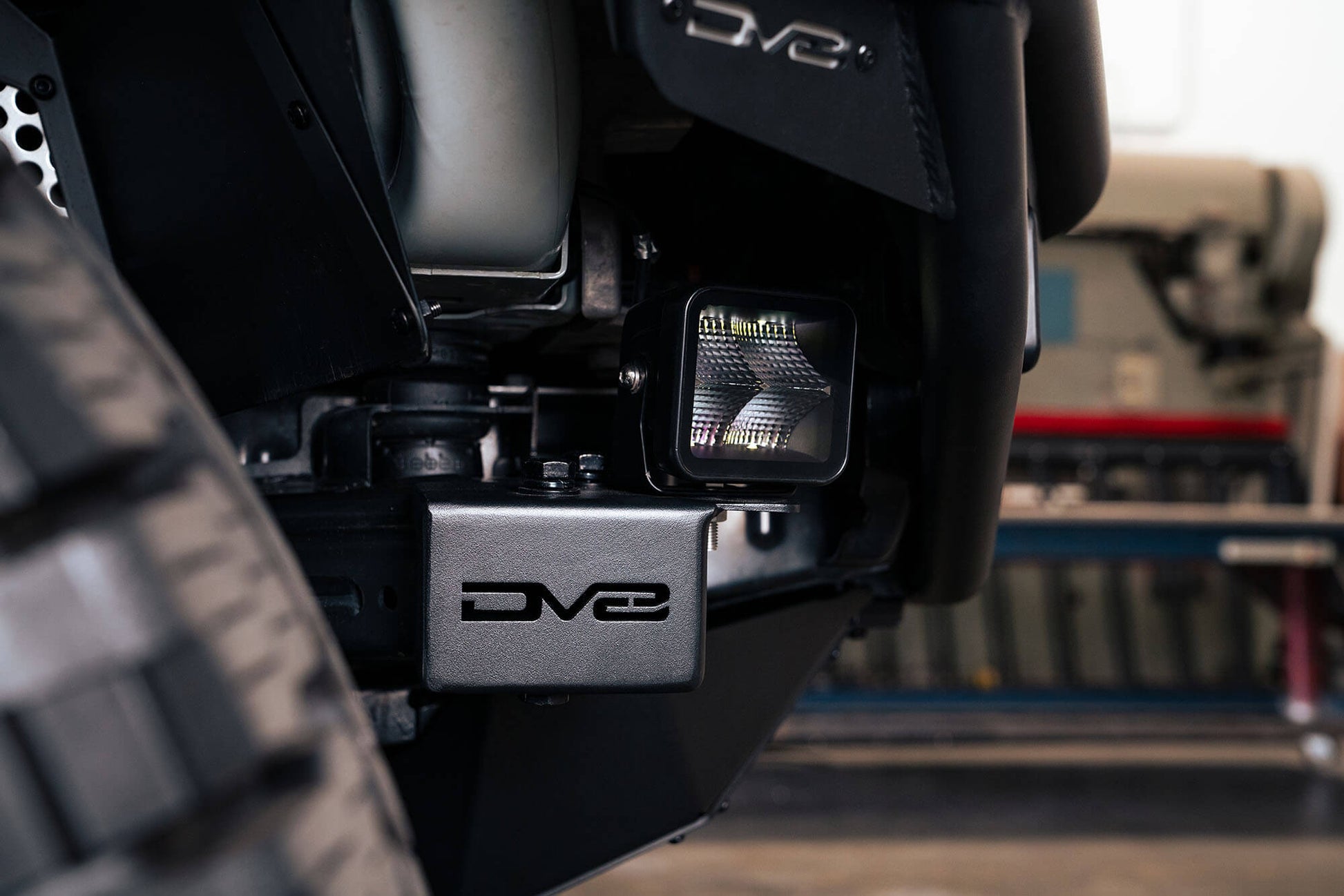 2021 2024 Ford Bronco Crash Bar Caps With Accessory Mount DV8 Offroad-8