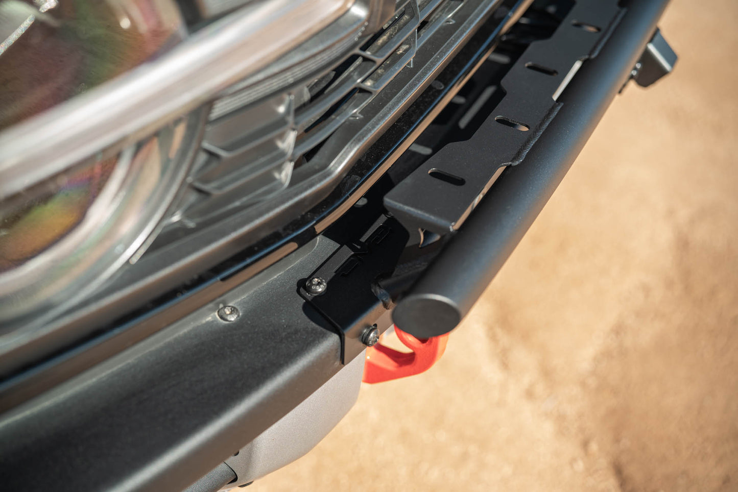 2021 2025 Ford Bronco Tube Push Bar DV8 Offroad-1