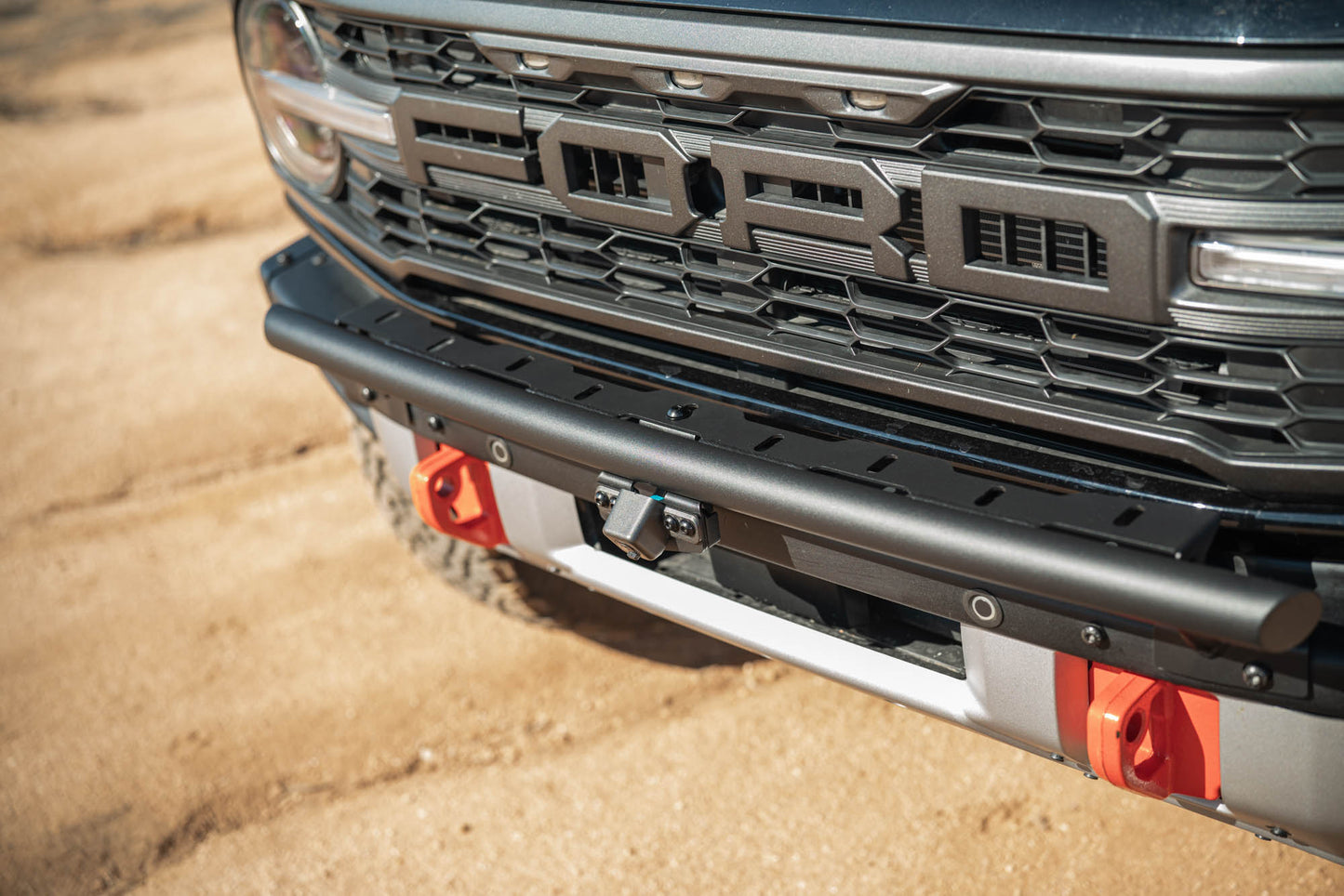 2021 2025 Ford Bronco Tube Push Bar DV8 Offroad-2