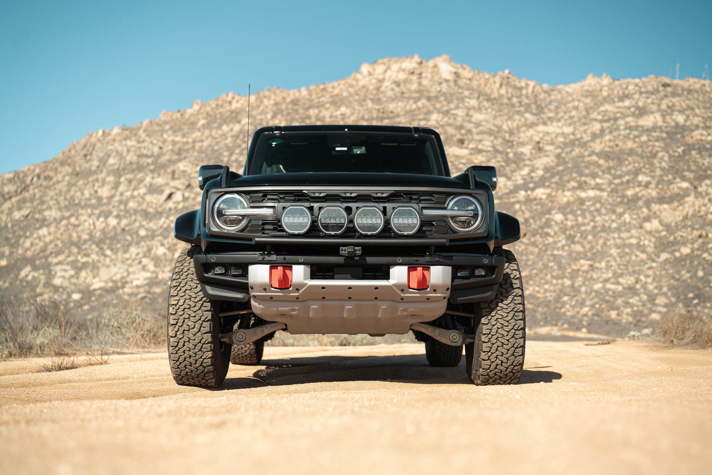 2021 2025 Ford Bronco Tube Push Bar DV8 Offroad-7