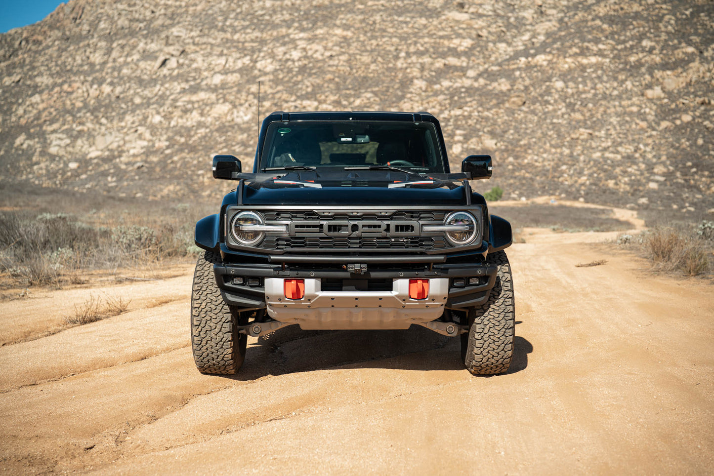 2021 2025 Ford Bronco Tube Push Bar DV8 Offroad-9
