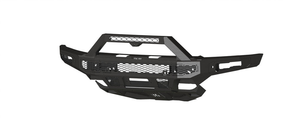 Freedom Front Bumper Baja For 2021-2025 Ford Raptor Winch Mount Sensor Cutouts Without Mesh Grill With Camera Harness & Pod Bodyguard Bumpers