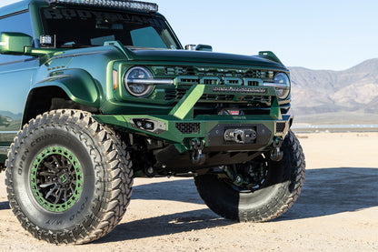 Freedom Front Bumper Baja For 2021-2025 Ford Bronco Winch Mount Sensor Cutouts No Camera Harness or Pod Bodyguard Bumpers-6