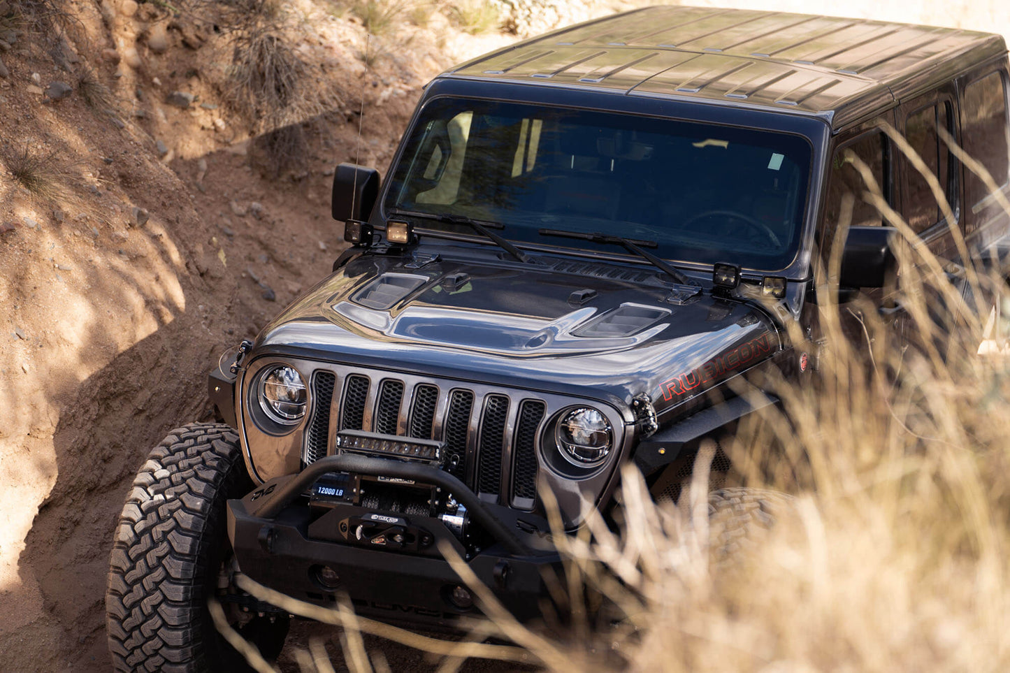 2018 2025 Jeep Wrangler JL JLU Gladiator JT A Pillar Dual Pod Light Mounts DV8 Offroad-2