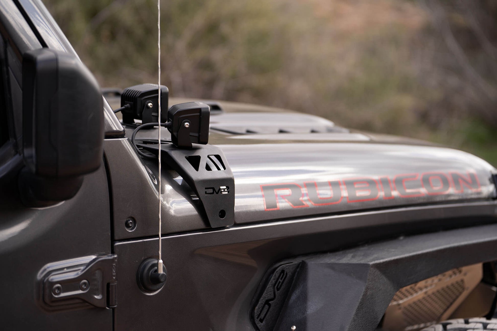 2018 2025 Jeep Wrangler JL JLU Gladiator JT A Pillar Dual Pod Light Mounts DV8 Offroad-13