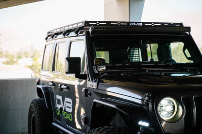 2018 2025 Jeep Wrangler JL JLU Gladiator JT 50 Inch Light Bar Mount DV8 Offroad-2