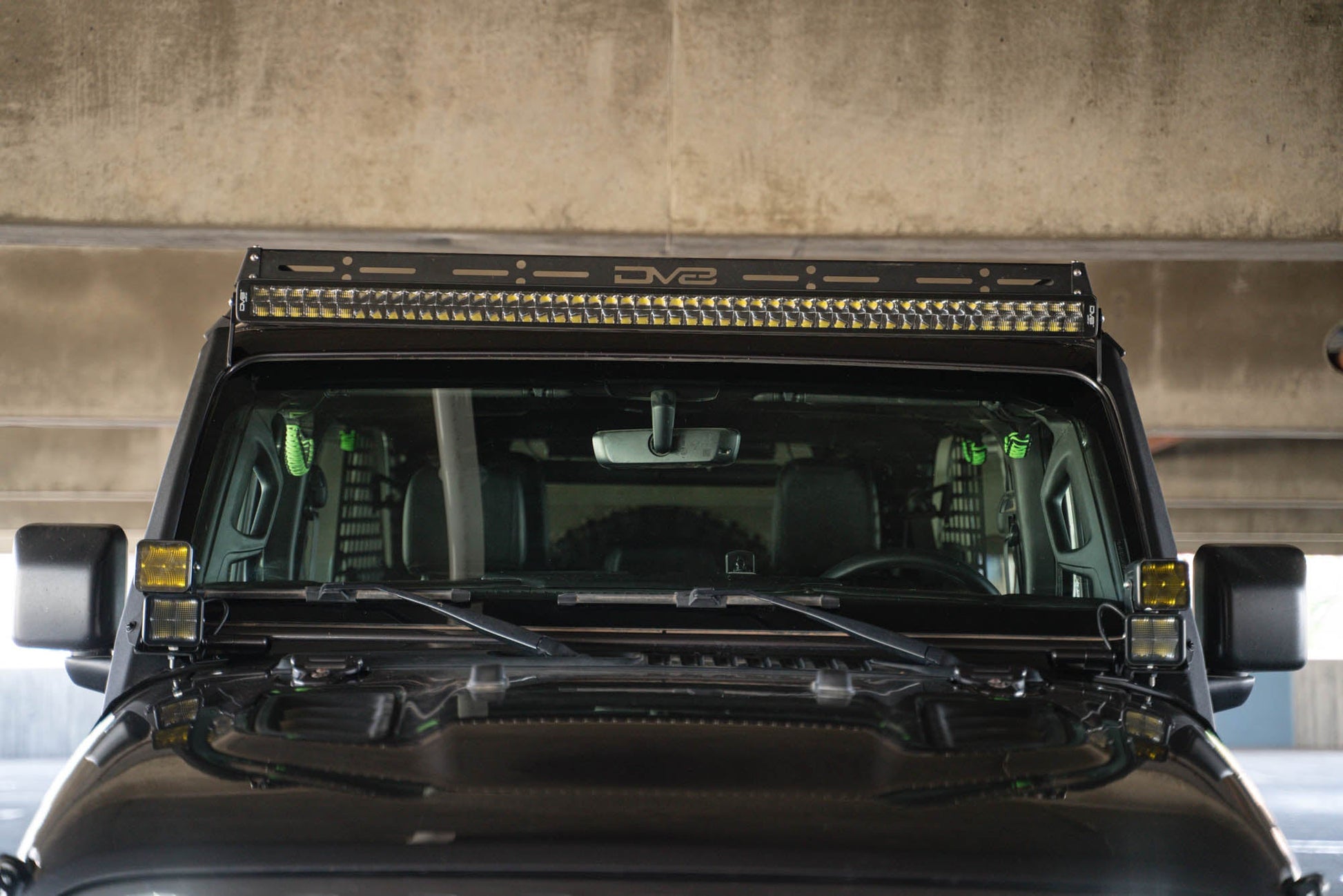 2018 2025 Jeep Wrangler JL JLU Gladiator JT 50 Inch Light Bar Mount DV8 Offroad-6