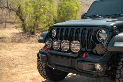 2018 2025 Wrangler JL Push Bar for Mopar Rubicon Steel Bumper DV8 Offroad-6