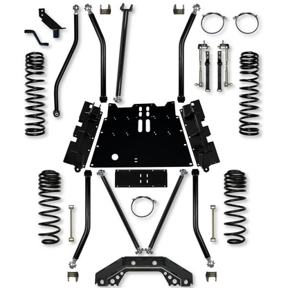4.5 Inch X-Factor X2 Flat-Belly Long-Arm Suspension System For Jeep Wrangler LJ Rock Krawler-1