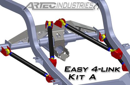 Easy 4 Link Kit A No Tube 7/8 Inch and 1.25 Inch Rod Ends Artec Industries-2