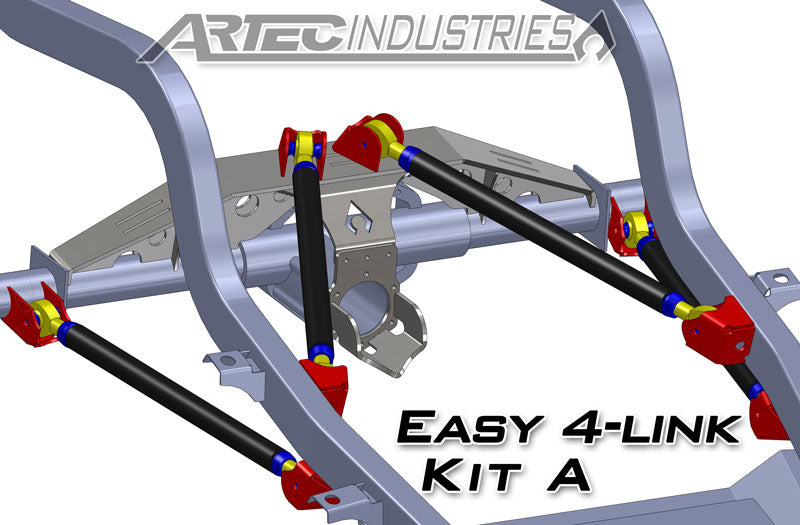 Easy 4 Link Kit A Tube All 1.25 Inch Krawler Joints Artec Industries-2