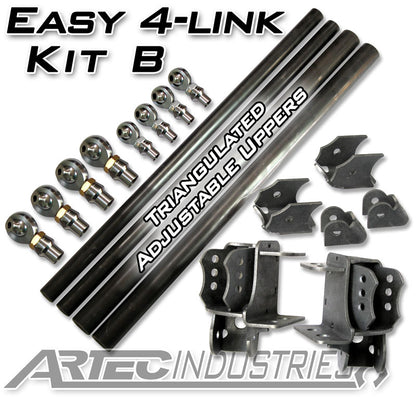 Easy 4 Link Kit B No Tube All 1.25 Inch Rod Ends Artec Industries