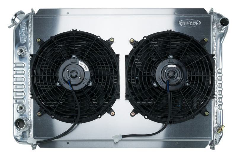 Cold Case Radiators 1987-1993 Ford Mustang Cobra Aluminum Radiator Auto Transmission Dual 12 Inch Fans Cold Case Radiators