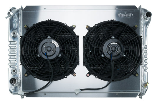 Cold Case Radiators 1987-1993 Ford Mustang Cobra Aluminum Radiator Auto Transmission Dual 12 Inch Fans Cold Case Radiators