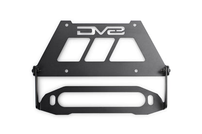 Fairlead Mounted Flip Up License Plate Bracket DV8 Offroad-8