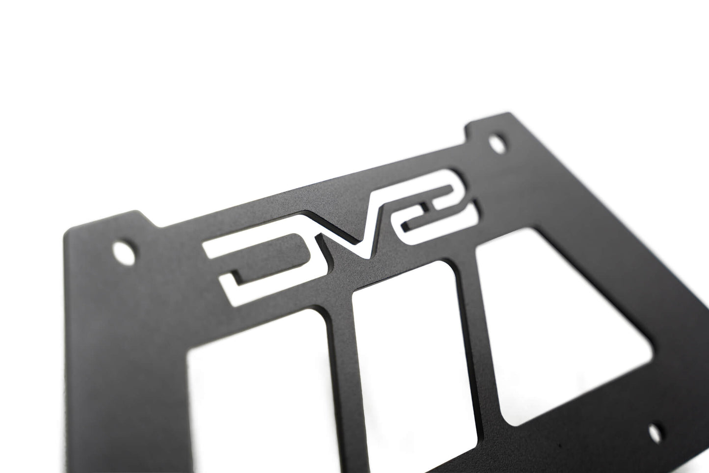 Fairlead Mounted Flip Up License Plate Bracket DV8 Offroad-9