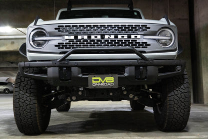 2021 2024 Ford Bronco Factory Front Bumper Center License Relocation Bracket DV8 Offroad-1