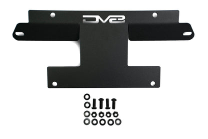2021 2024 Ford Bronco Factory Front Bumper Center License Relocation Bracket DV8 Offroad-3