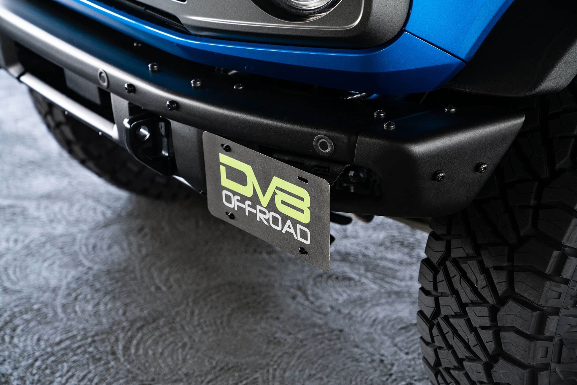 2021 2024 Ford Bronco Factory Front Bumper Side License Relocation Bracket DV8 Offroad-2