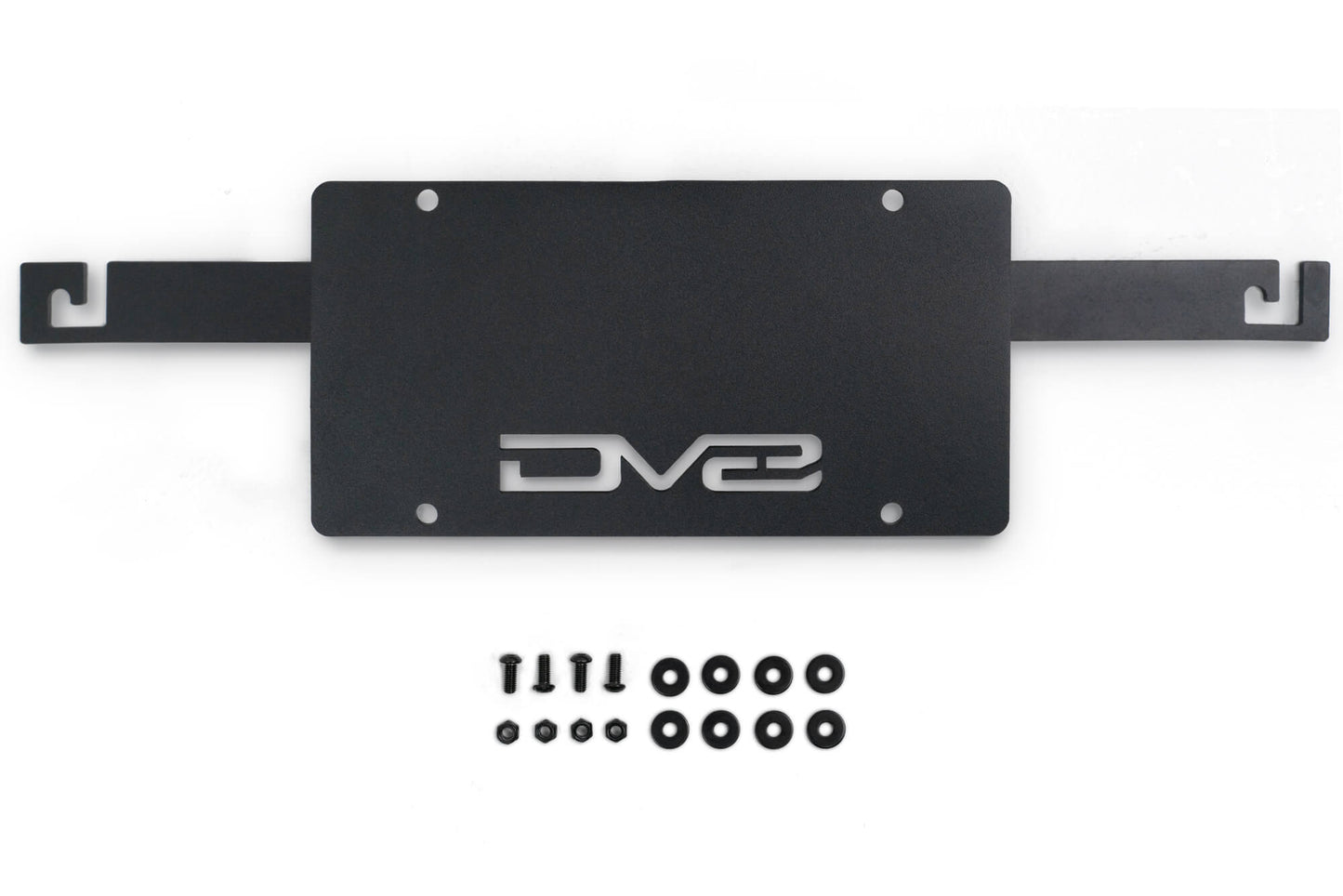 2021 2024 Ford Bronco Capable Bumper Front License Plate Mount DV8 Offroad-12