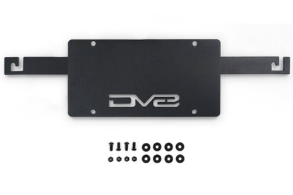 2021 2024 Ford Bronco Capable Bumper Front License Plate Mount DV8 Offroad-12