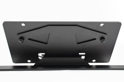 2021 2024 Ford Bronco Capable Bumper Slanted Front License Plate Mount DV8 Offroad-17