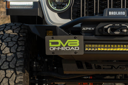 Universal Quick Release D Ring License Plate Mount DV8 Offroad-11