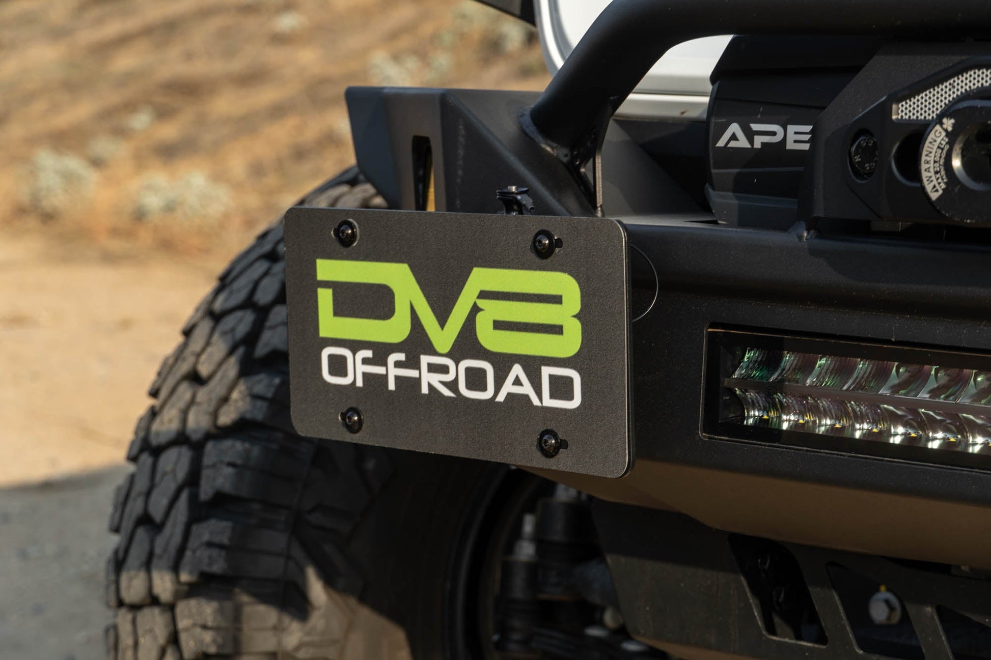 Universal Quick Release D Ring License Plate Mount DV8 Offroad-14
