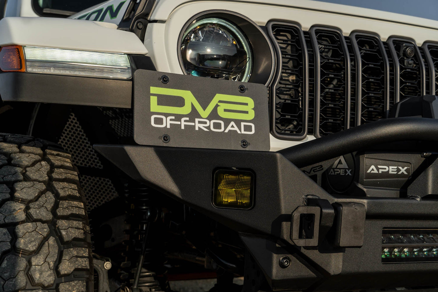 Universal Quick Release D Ring License Plate Mount DV8 Offroad-6