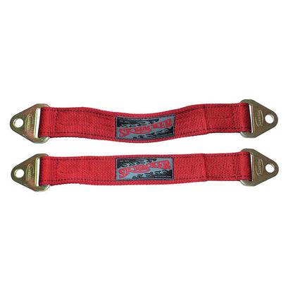 Limit Straps 16-32 Inch Red Pair Suspension Skyjacker-3