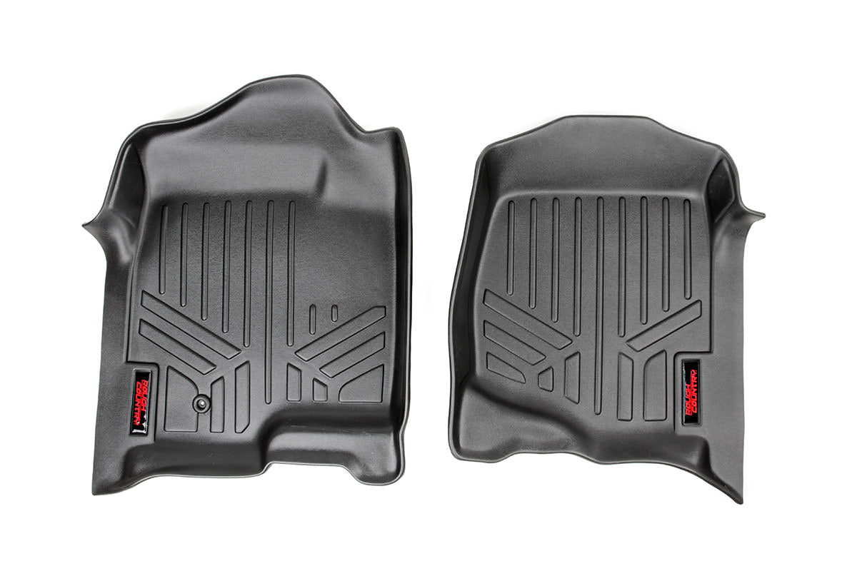 Rough Country Heavy Duty Floor Mats Front-07-13 Silverado/Sierra Rough Country