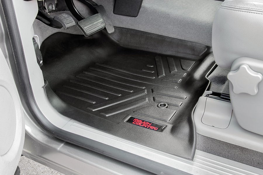 Rough Country Heavy Duty Floor Mats Front-07-13 Silverado/Sierra Rough Country