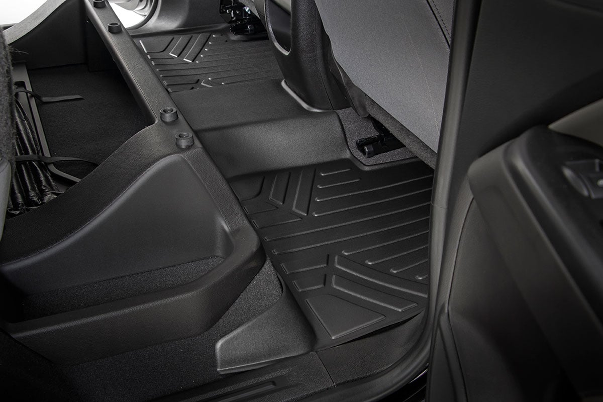 Floor Mats FR & RR Crew Chevy/GMC Canyon/Colorado 2WD/4WD (2015-2022) Rough Country-1