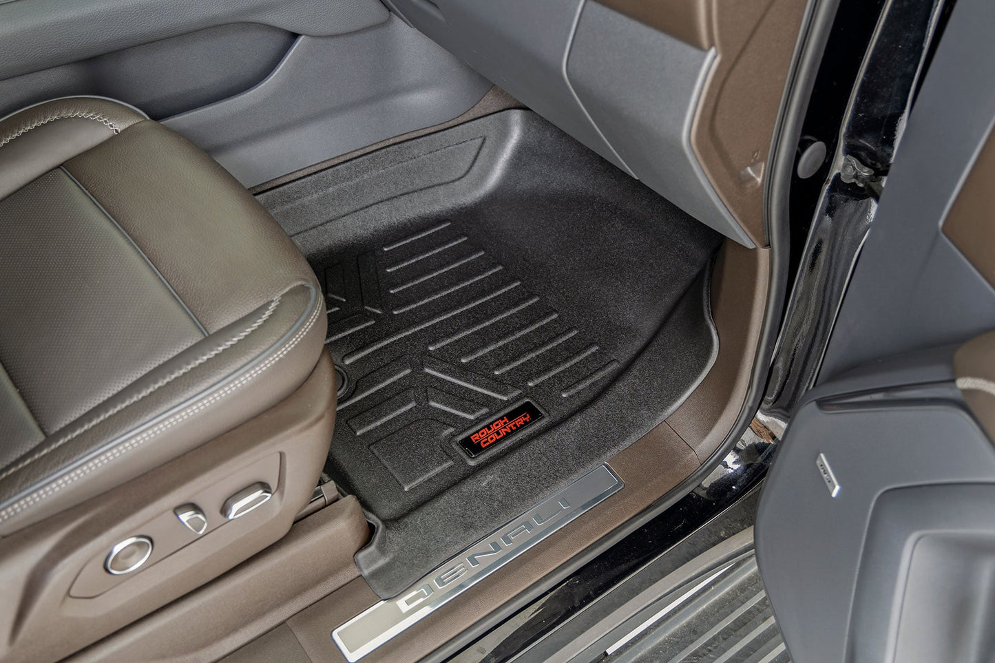 Floor Mats FR & RR FR/RR Bucket Chevy/GMC Tahoe/Yukon 2WD/4WD (21-26) Rough Country-5