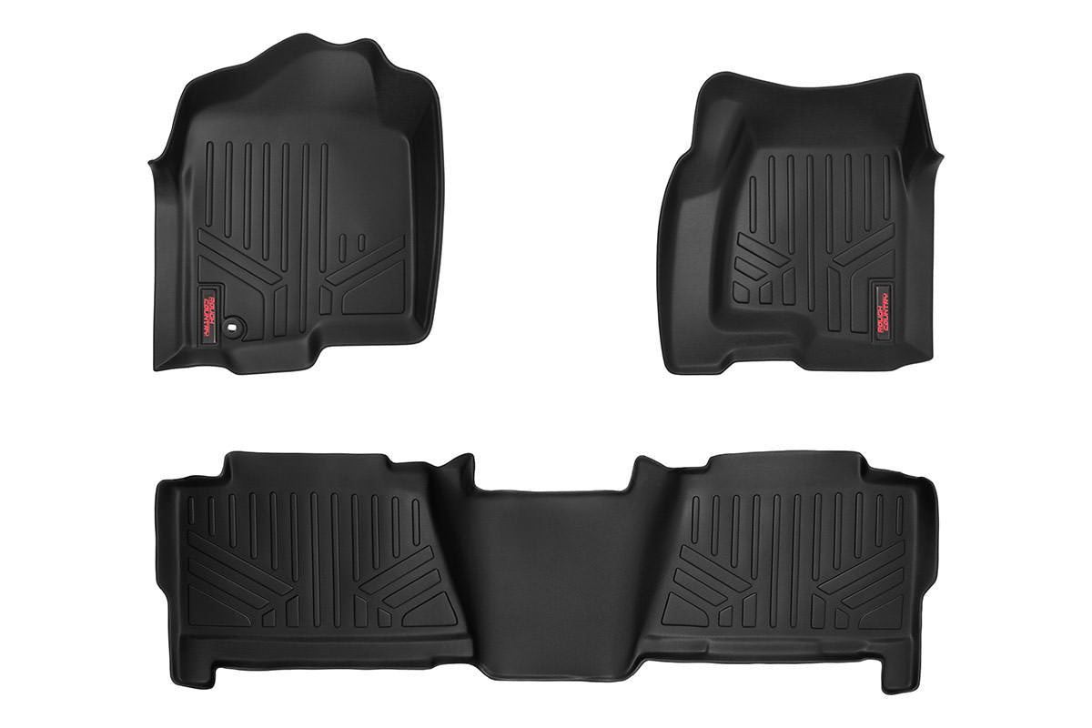 Rough Country Heavy Duty Floor Mats Front/Rear-99-06 Silverado/Sierra Rough Country